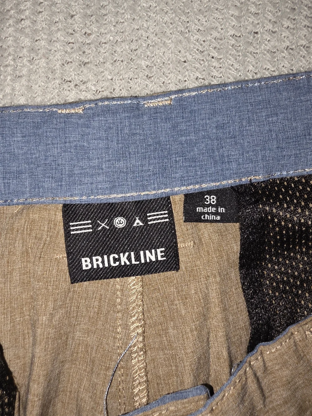 Brickline Brown Knit Golf Shorts-38